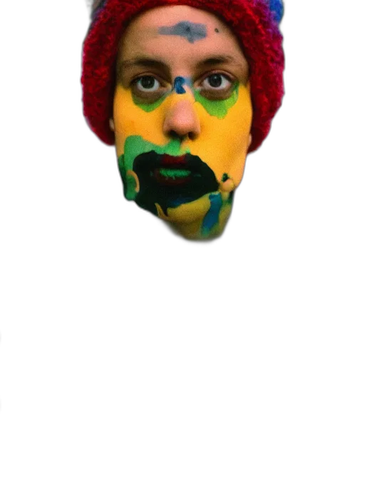 mask, face, hat, creature, photorealistic, concept art, pixel art, 3d render transparent PNG cut-out