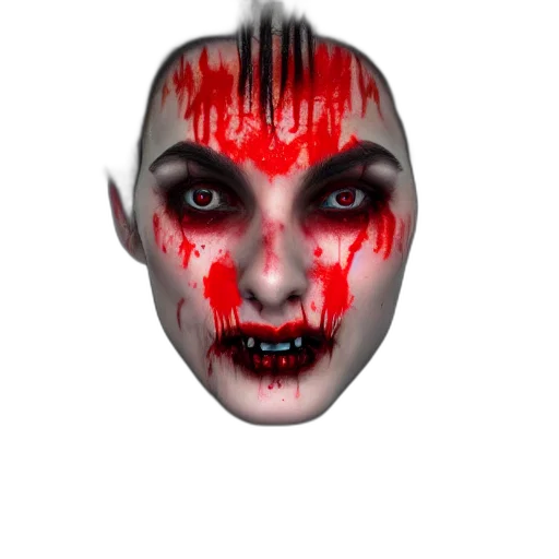 mask, face, creature, staff transparent PNG cut-out