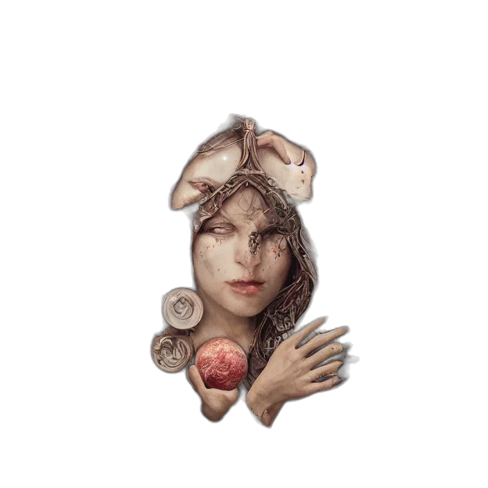 jewelry, crown, mask, face transparent PNG cut-out