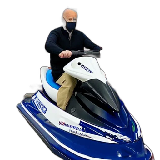 3d render, concept art, biden, riding transparent PNG cut-out