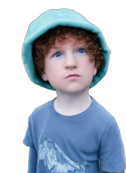 face, hat, 3d render, photorealistic transparent PNG cut-out