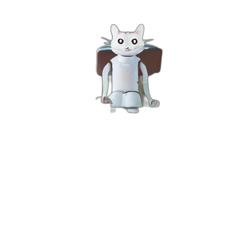 robot, animal, creature, staff, pixel art, concept art, 3d render, fantasy art transparent PNG cut-out
