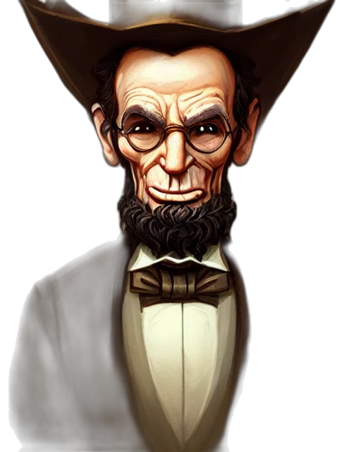 face, hat, staff, mask, concept art, photorealistic, cartoon, comic book art transparent PNG cut-out