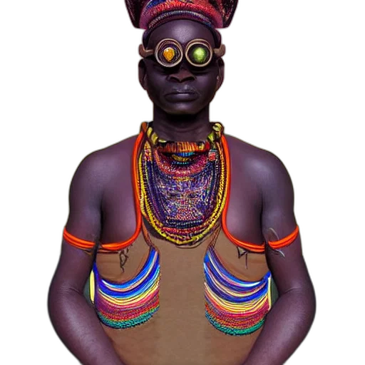 jewelry, mask, crown, staff, concept art, 3d render, photorealistic, fantasy art transparent PNG cut-out