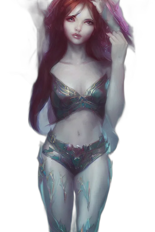 dress, creature, mask, robot, concept art, fantasy art, watercolor, cyberpunk transparent PNG cut-out