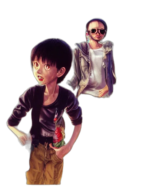 jacket, concept art, photorealistic, pixel art transparent PNG cut-out