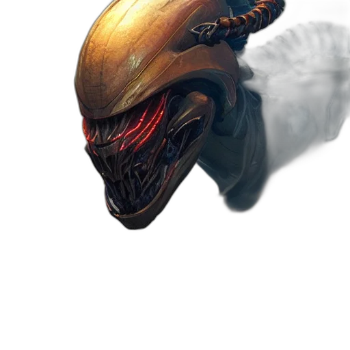 creature, mask, dragon, face transparent PNG cut-out