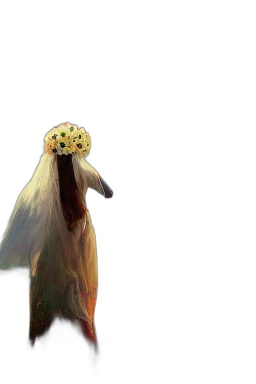 creature, staff, animal, mask, concept art, fantasy art, watercolor, 3d render transparent PNG cut-out