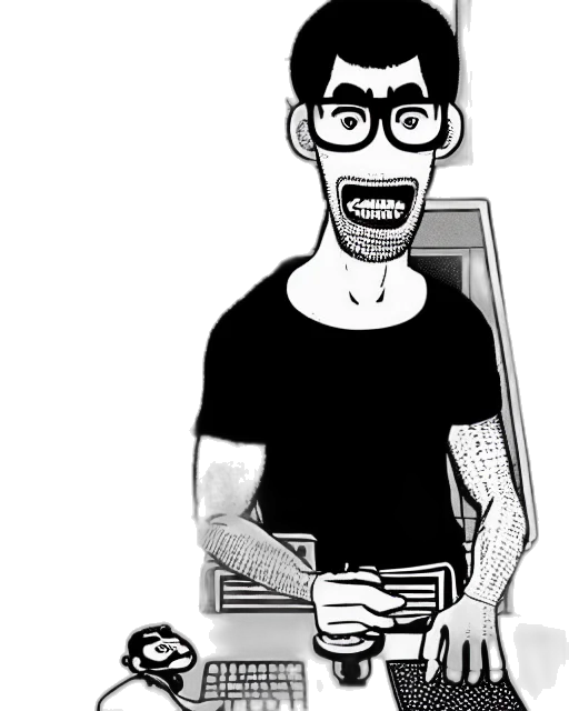 staff, face, creature, cartoon transparent PNG cut-out