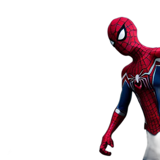 mask, 3d render, concept art, comic book art, photorealistic, hyperdetailed, rendering, spider transparent PNG cut-out