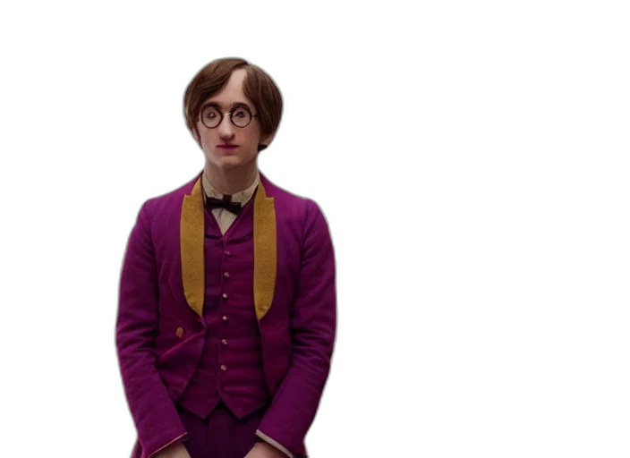 jacket, face, staff, concept art transparent PNG cut-out