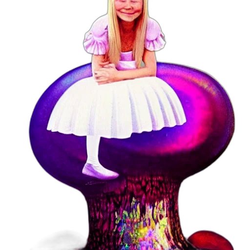 dress, tree, creature, hat transparent PNG cut-out