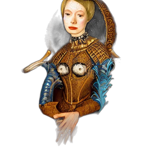 staff, crown, face, mask transparent PNG cut-out