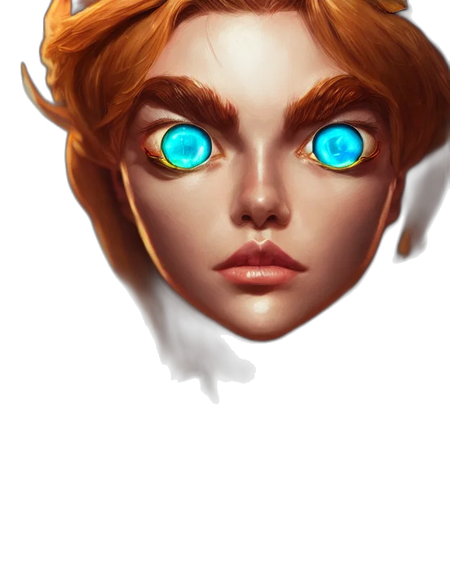 face, mask, concept art, fantasy art, photorealistic, 3d render, blue, pastel transparent PNG cut-out