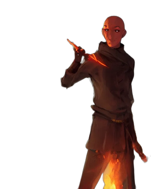 staff, jacket, mask, sword, concept art, fantasy art, comic book art, pixel art transparent PNG cut-out