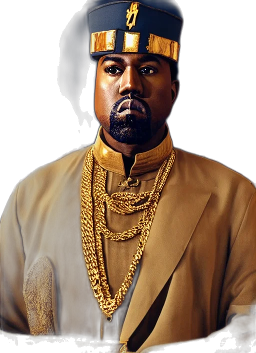 crown, hat, face, jacket transparent PNG cut-out