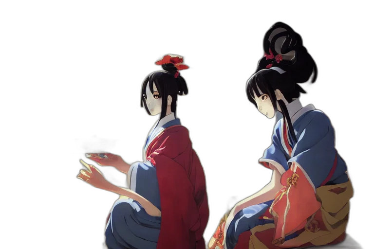 dress, anime, concept art, fantasy art transparent PNG cut-out