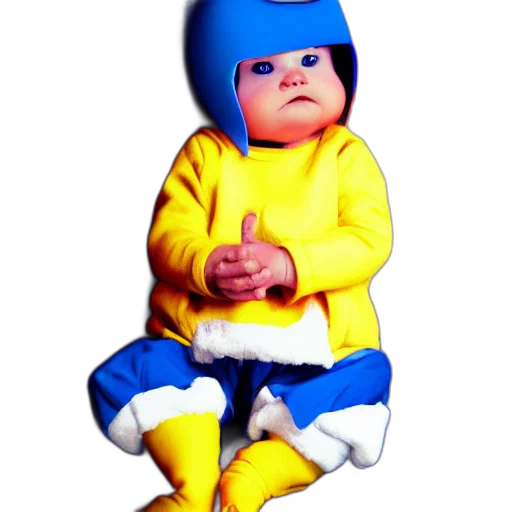 robot, jacket, hat, creature transparent PNG cut-out