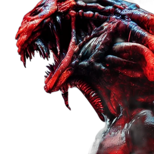 dragon, creature, concept art, 3d render transparent PNG cut-out