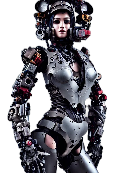 robot, weapon, cyberpunk, concept art transparent PNG cut-out