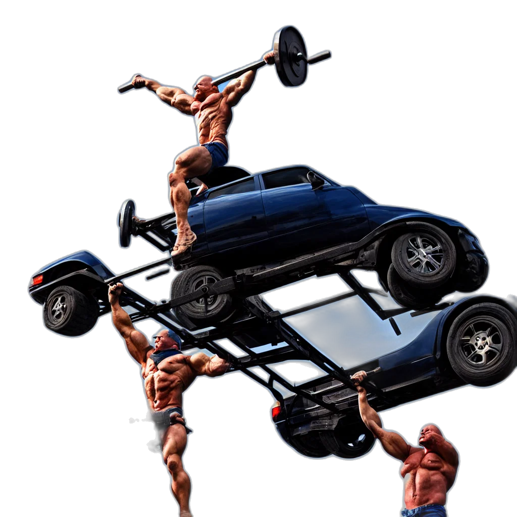 car, concept art, pixel art, 3d render, paranormal, ultra, strong, man transparent PNG cut-out