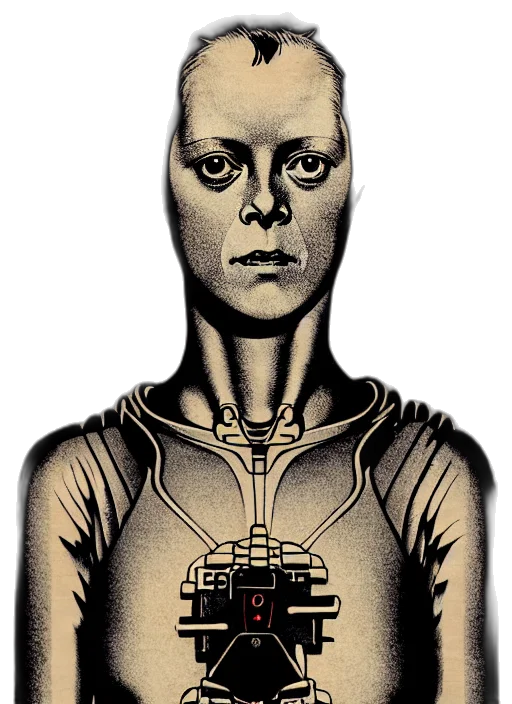 robot, face, mask, jewelry transparent PNG cut-out