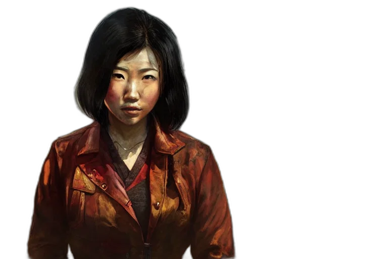 jacket, concept art, comic book art, photorealistic transparent PNG cut-out