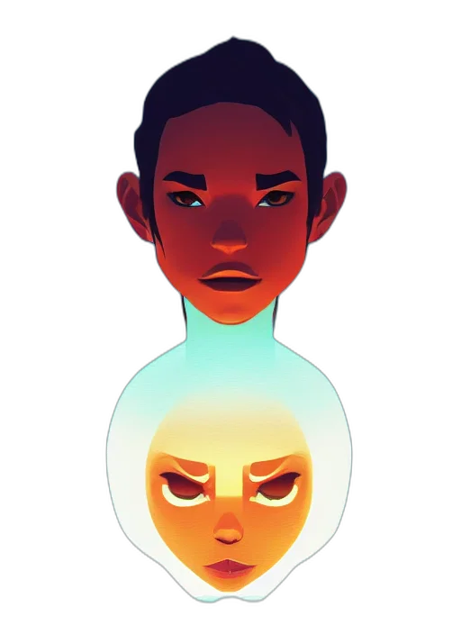 mask, face, crown, robot, concept art, pixel art, fantasy art, cartoon transparent PNG cut-out