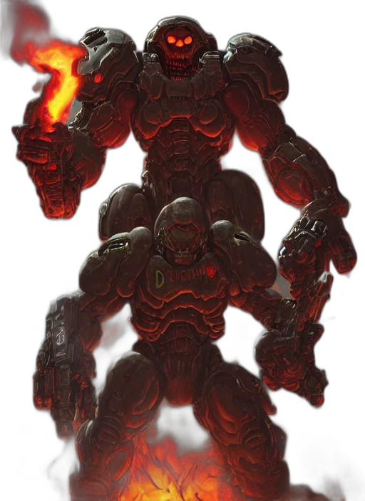robot, creature, weapon, staff transparent PNG cut-out