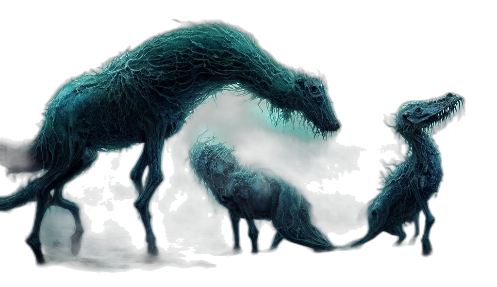 dragon, creature, animal, concept art, fantasy art, watercolor, photorealistic, fog transparent PNG cut-out