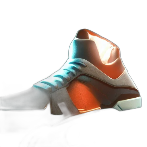 shoes, weapon, 3d render, concept art transparent PNG cut-out