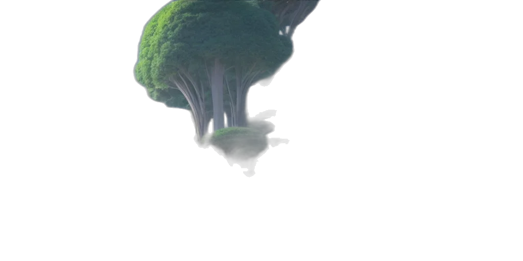 tree, creature, umbrella, crown transparent PNG cut-out