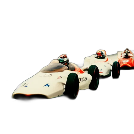 car, 3d render, concept art, futuristic, race, overtaking, indianapolis, film transparent PNG cut-out