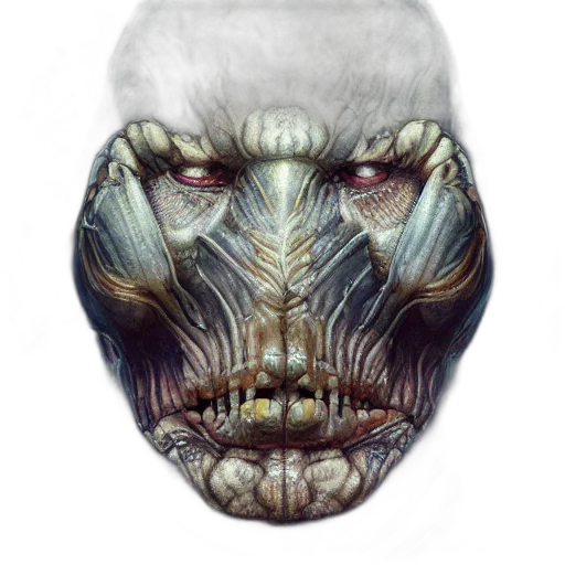 mask, face, creature, crown transparent PNG cut-out