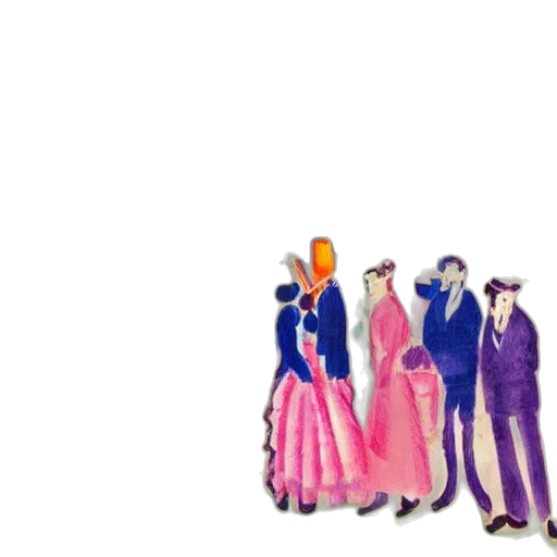 dress, hat, staff, mask transparent PNG cut-out