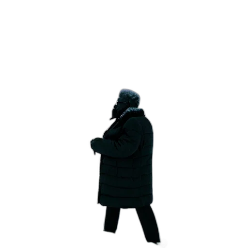 jacket, staff, umbrella, robot transparent PNG cut-out