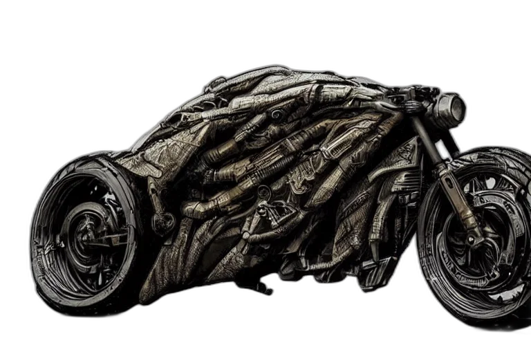 car, weapon, creature, dragon, concept art, photorealistic, comic book art, 3d render transparent PNG cut-out