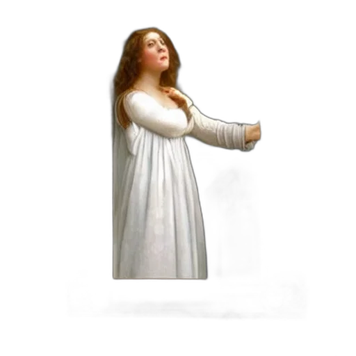 dress, staff, hair, sword transparent PNG cut-out