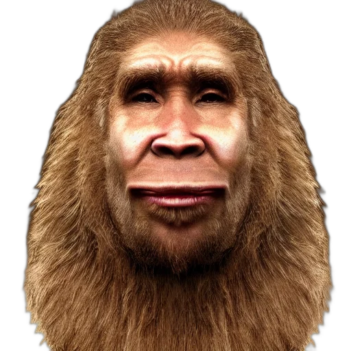 animal, creature, face, mask, photorealistic, 3d render, concept art, cartoon transparent PNG cut-out