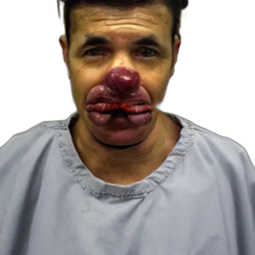 face, mask, staff, creature transparent PNG cut-out