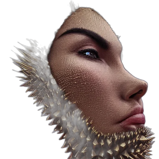 mask, face, crown, hair transparent PNG cut-out
