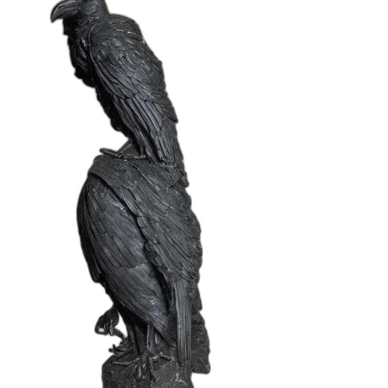 staff, crown, animal, jewelry, 3d render, photorealistic, concept art, fantasy art transparent PNG cut-out
