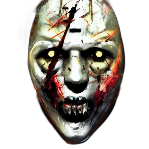 mask, face, concept art, comic book art transparent PNG cut-out