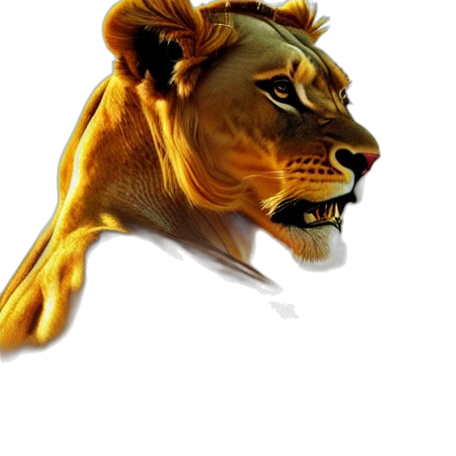 animal, crown, staff, creature transparent PNG cut-out