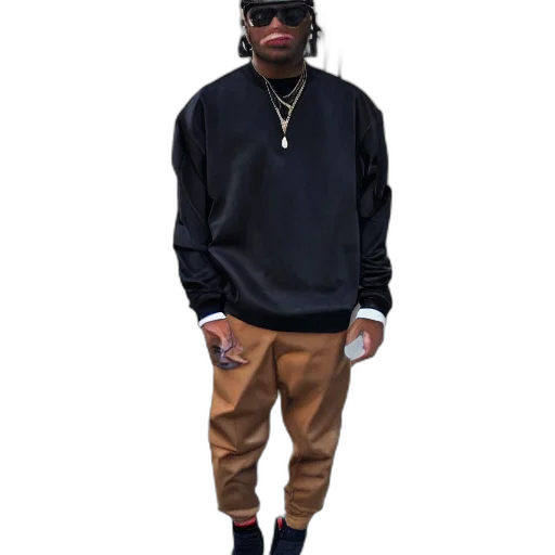 jacket, staff, animal, creature, 3d render, photorealistic, concept art, pixel art transparent PNG cut-out