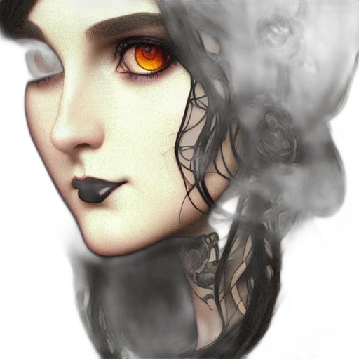 face, mask, crown, fantasy art transparent PNG cut-out