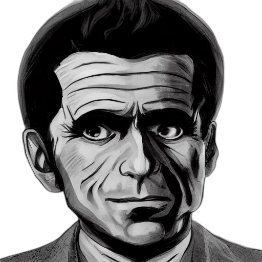 face, mask, cartoon, comic book art, photorealistic, pencil sketch, portrait, rod transparent PNG cut-out