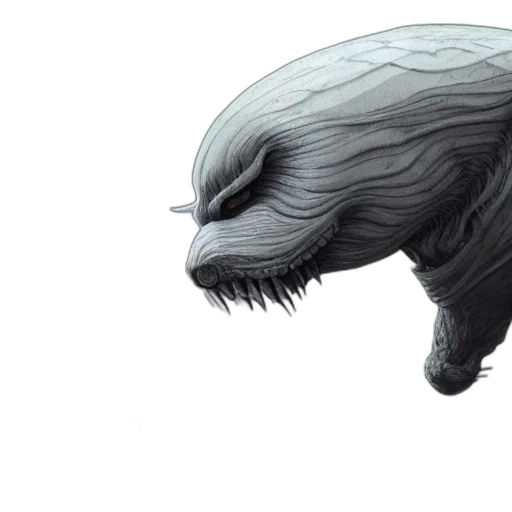 creature, animal, mask, hair transparent PNG cut-out