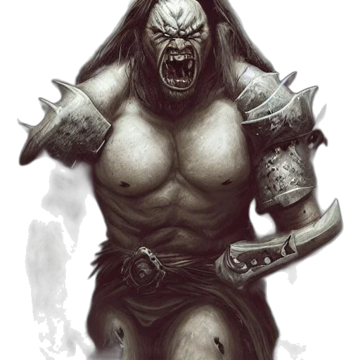 creature, fantasy art, concept art, comic book art transparent PNG cut-out