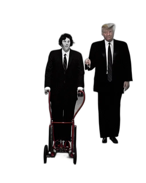 staff, furniture, concept art, pixel art, comic book art, cartoon, donald, trump transparent PNG cut-out